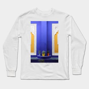 MAJORELLE GARDEN MARRAKECH; TIME TO TAKE TEA Long Sleeve T-Shirt